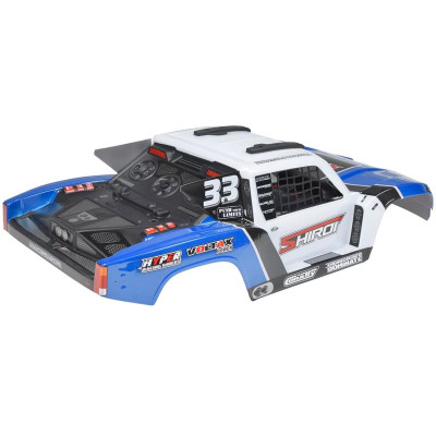 Polykarbonátová karoserie - SHIROI - lakovaná - modrá - předřezaná - vč. Samolepek