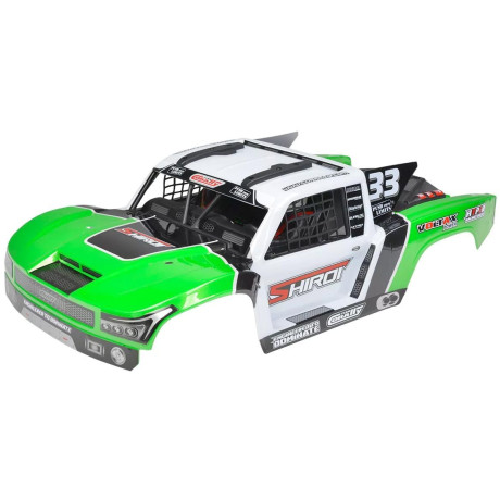 Polykarbonátová karoserie - SHIROI - lakovaná - zelená - předřezaná - vč. Samolepek