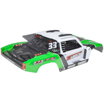 Polykarbonátová karoserie - SHIROI - lakovaná - zelená - předřezaná - vč. Samolepek