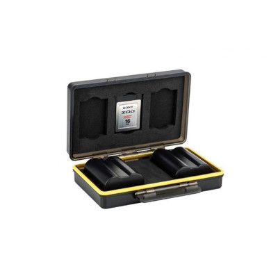 JJC Multifunkcionális tárolódoboz elemeknek és kártyáknak