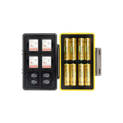 JJC Multifunkční úložný box na baterie a karty