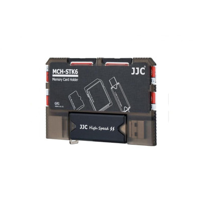 JJC Držák na paměťové karty s čtečkou (2SD + 4TF)