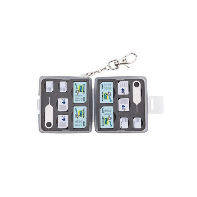 JJC Úložný box na SIM karty (4 SIM, 4 Micro SIM, 4 Nano SIM)