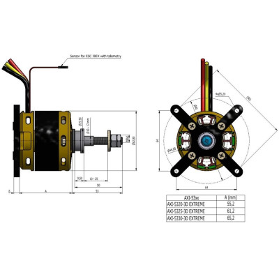 AXI 5320/18 V3 3D Extreme KV370 střídavý motor