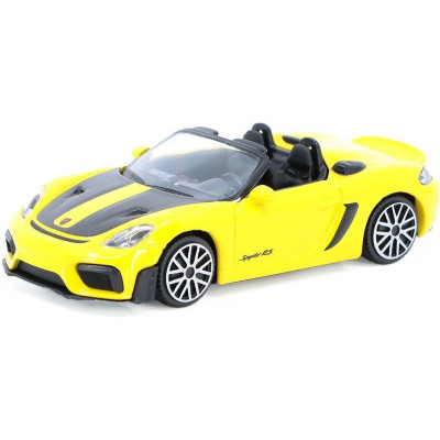 Bburago Porsche 718 Spyder RS 2024 1:43 sárga