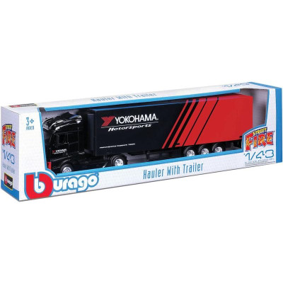 Bburago teherautók félpótkocsival 1:43 (6 darabos készlet)