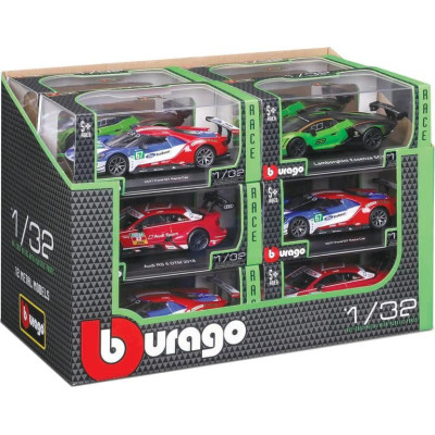 Bburago versenyautók 1:32 (12 darabos készlet)