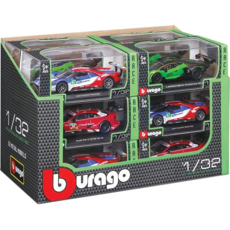 Bburago versenyautók 1:32 (12 darabos készlet)