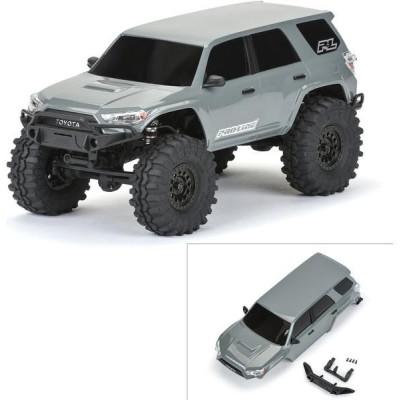 Pro-Line karosszéria 1:24 2024 Toyota 4Runner tengelytáv 132mm, szürke, összeszerelve: Axial SCX24