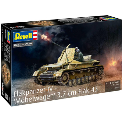 Plastic ModelKit military 03363 - Flakpanzer IV "Möbelwagen" 3.7cm Flak 43 (1:72)