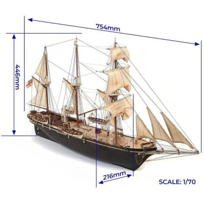 OCCRE HMS Endurance 1:70 kit