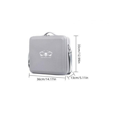 DJI MAVIC 4 Pro - Šedé PU pouzdro na rameno pro DJI Mavic 4 Pro