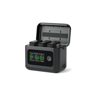 DJI OSMO 360 - Gyorstöltő állomás DJI OSMO 360/Action 5 Pro/Action 4 kamerákhoz