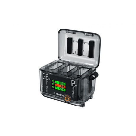 DJI OSMO 360 - Gyorstöltő 3 az 1-ben LCD kijelzővel DJI Action 5 Pro / DJ OSMO 360 kamerákhoz