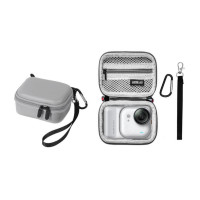 PU tárolótok Insta360 GO Ultra készülékhez, szürke színben. Kiváló minőségű PU anyagból és puha EVA habból készült, hogy megvédje a kamerát a karcolásoktól és kisebb ütésektől. A tok könnyű, mindössze 50 grammot nyom, kompakt méretei pedig 15 x 10 x 5 cm. Nagyszerű az Insta360 GO Ultra biztonságos és praktikus tárolására otthon és útközben. Elegáns és tartós tok, amely védi a készüléket és megkönnyíti a hordozását.