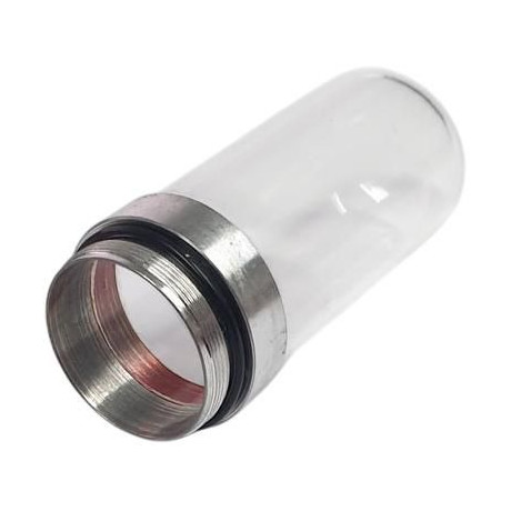 Krick üveglombik Stirling motorhoz ezüst színű