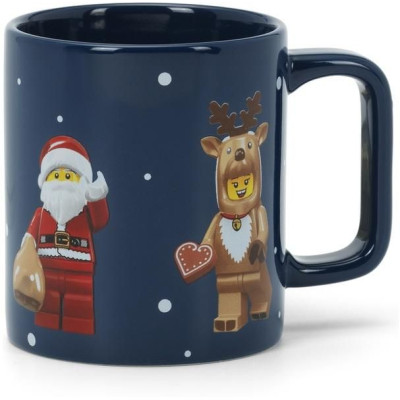 LEGO bögre 300 ml - Karácsonyi minifigurák