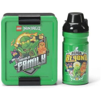LEGO uzsonnakészlet - Ninjago zöld