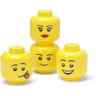 LEGO tárolófej mini többcsomagos 4 darabos