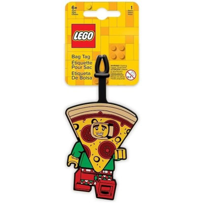 LEGO névcímke bőröndre - Iconic Pizza