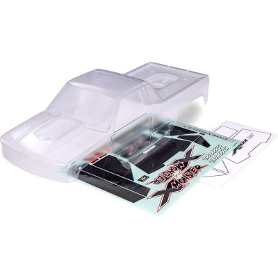 Traxxas karosszéria Chevrolet GMT400 CK átlátszó (X-Maxx MT-hez)