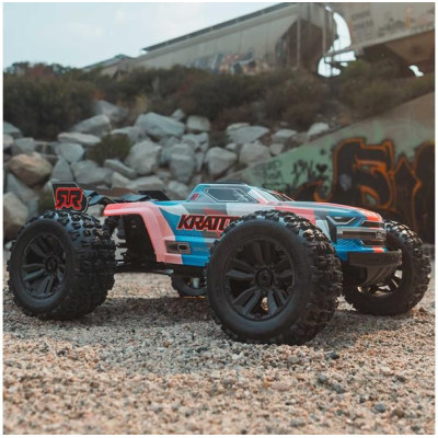 Arrma Kraton 6S V6 BLX 1:8 4WD RTR modrá/červená