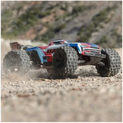 Arrma Kraton 6S V6 BLX 1:8 4WD RTR modrá/červená