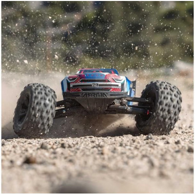 Arrma Kraton 6S V6 BLX 1:8 4WD RTR modrá/červená