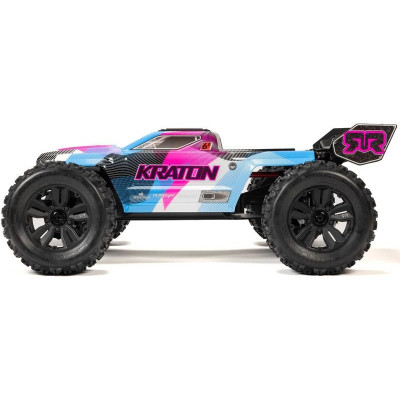 Arrma Kraton 6S V6 BLX 1:8 4WD RTR modrá/červená