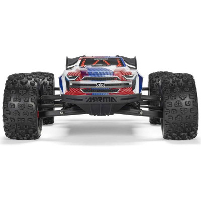 Arrma Kraton 6S V6 BLX 1:8 4WD RTR modrá/červená