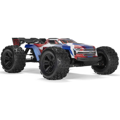 Arrma Kraton 6S V6 BLX 1:8 4WD RTR modrá/červená