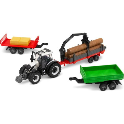 Bburago Valtra N174 s doplňky (dárkové balení)