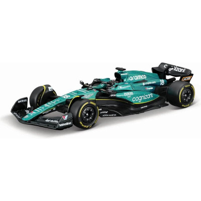 Bburago Aston Martin AMR23 (2023) 1:43 NO18 Sétaautó (sofőrrel)
