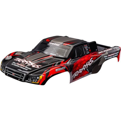 Traxxas Slash VXL 2WD karosszéria piros (klipszmentes)