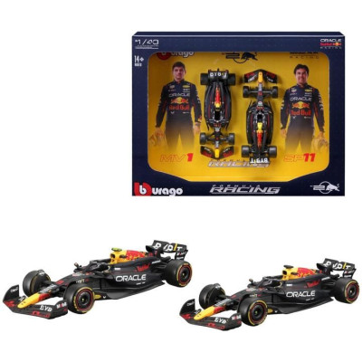 Bburago Red Bull Racing RB20 (2024) 1:43 (2 db-os ajándékszett)