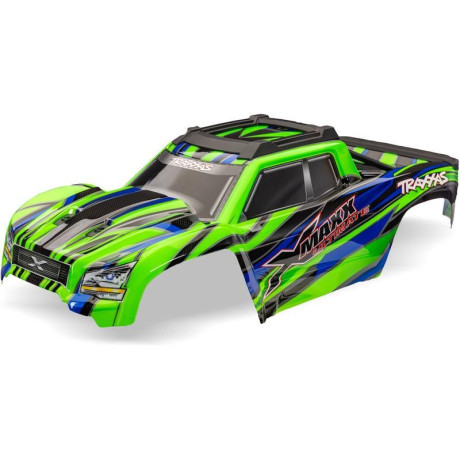 Traxxas karosszéria X-Maxx Ultimate zöld