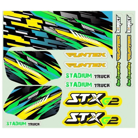 STX G2 samolepky zelené