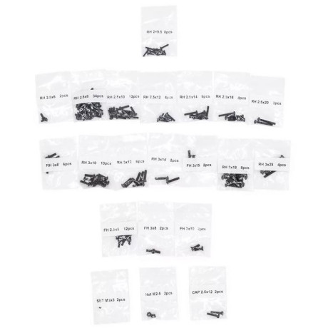 STX G2 kompletní set šroubků