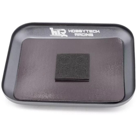 Hliníková magnetická miska šedá (105 x 85 mm)