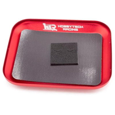 Hliníková magnetická miska červená (105 x 85 mm)