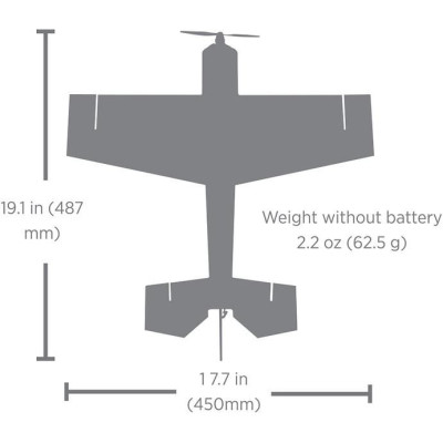 E-flite UMX Eratix 0.45m 3D FF AS3X+ SAFE Select BNF Basic