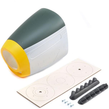 9-es hangár motortér burkolat: P-51D Mustang 20cc