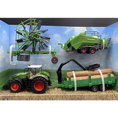 Bburago Fendt 1050 Vario s doplňky (dárkové balení)