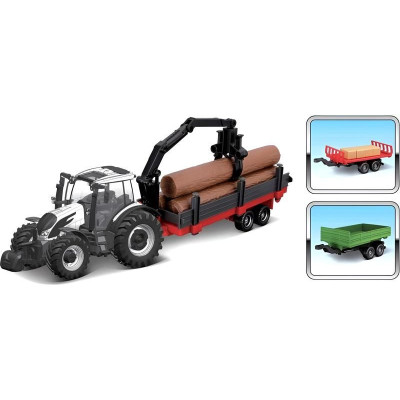 Bburago Valtra N174 s doplňky (dárkové balení)