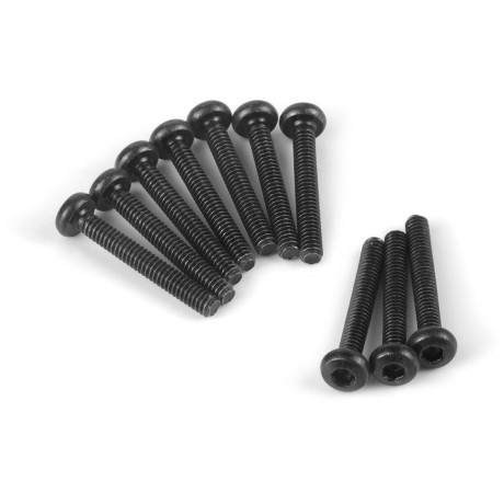 M2x14mm imbuszcsavarok kerek fejjel (10 db)