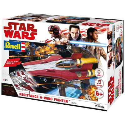 Build & Play SW 06759 - Resistance A-wing Fighter (červený)