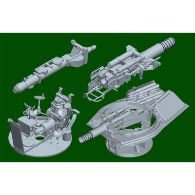 Trombitás Pz.Kpfw.VI Sd.Kfz.182 Tiger II (Porsche korai gyártású jármű) 1/16