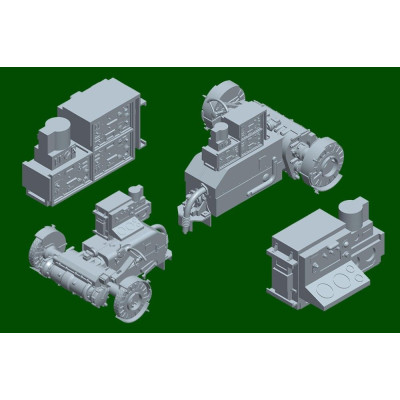 Trombitás Pz.Kpfw.VI Sd.Kfz.182 Tiger II (Porsche korai gyártású jármű) 1/16