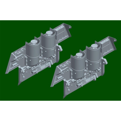 Trombitás Pz.Kpfw.VI Sd.Kfz.182 Tiger II (Porsche korai gyártású jármű) 1/16