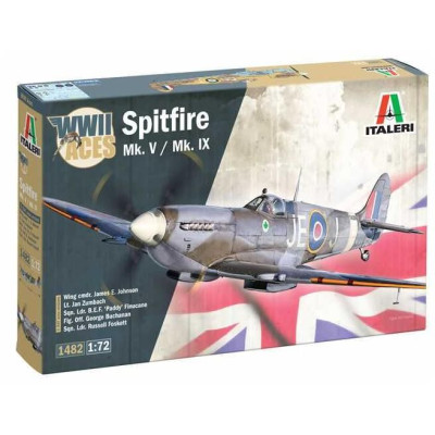 Model Kit letadlo 1482 - Spitfire Mk.V / Mk.IX Aces (1:72)